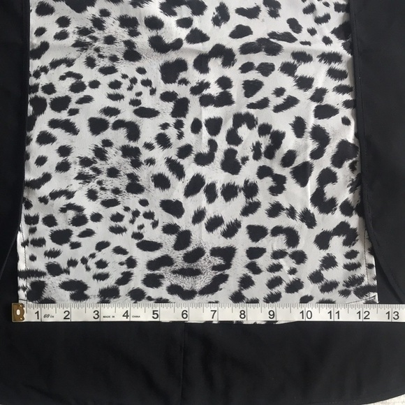 H&m Lightweight Sleeveless Animal Print Blouse - Picture 6 of 9